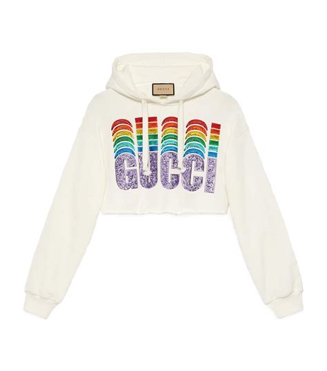 gucci rainbow hoodie replica|gucci oversized hoodie.